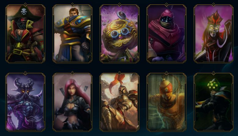 Conta LOL com 72 skins habilitadas / mercado noturno / lvl 72 / prata 1 / 443 RP