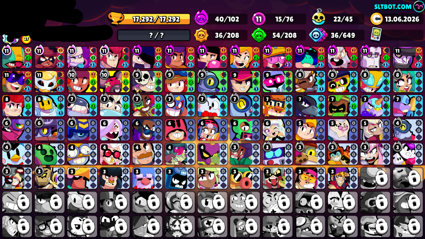 [40 HIPERCARGAS!] 174 SKINS + 76 BRAWLERS + 36.821 BLINGS - BRAWL STARS + BARATO