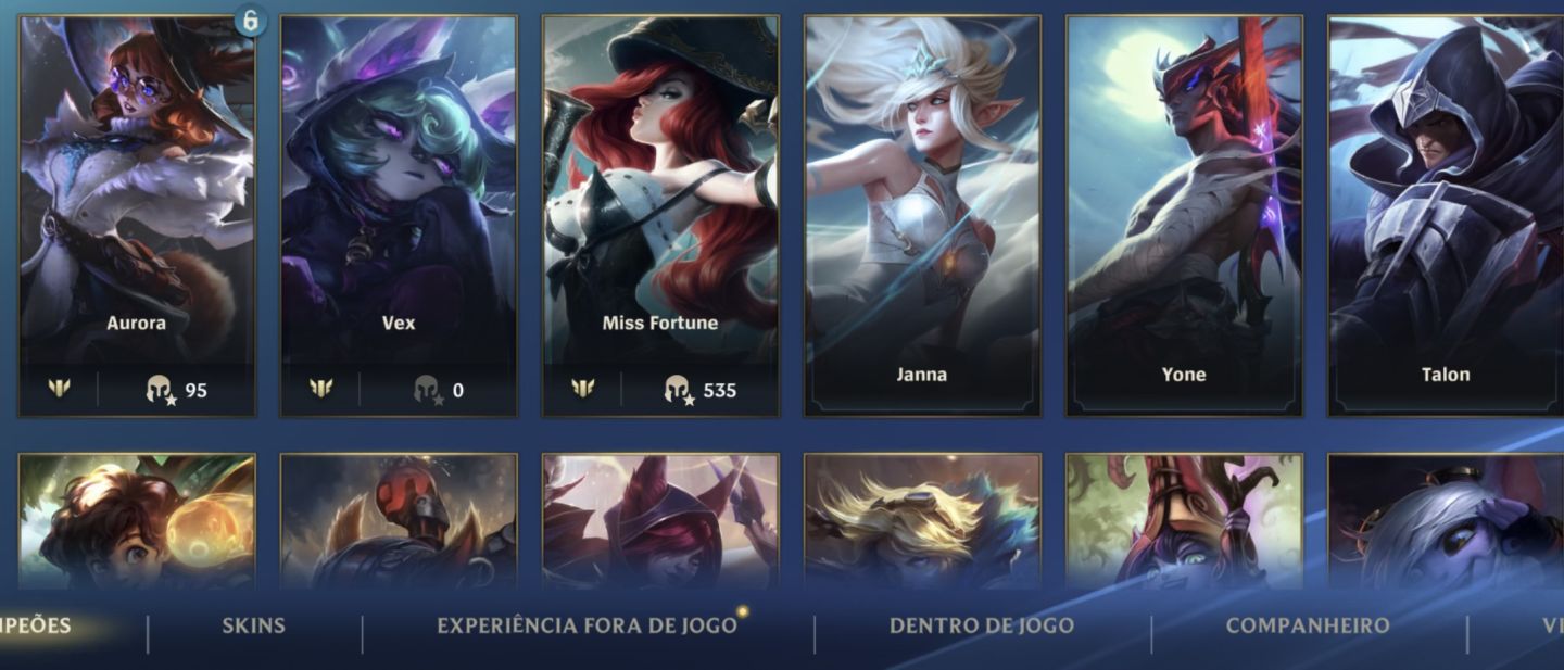 ANÚNCIO DE CONTA EXCLUSIVA WILD RIFT (28 SKINS)