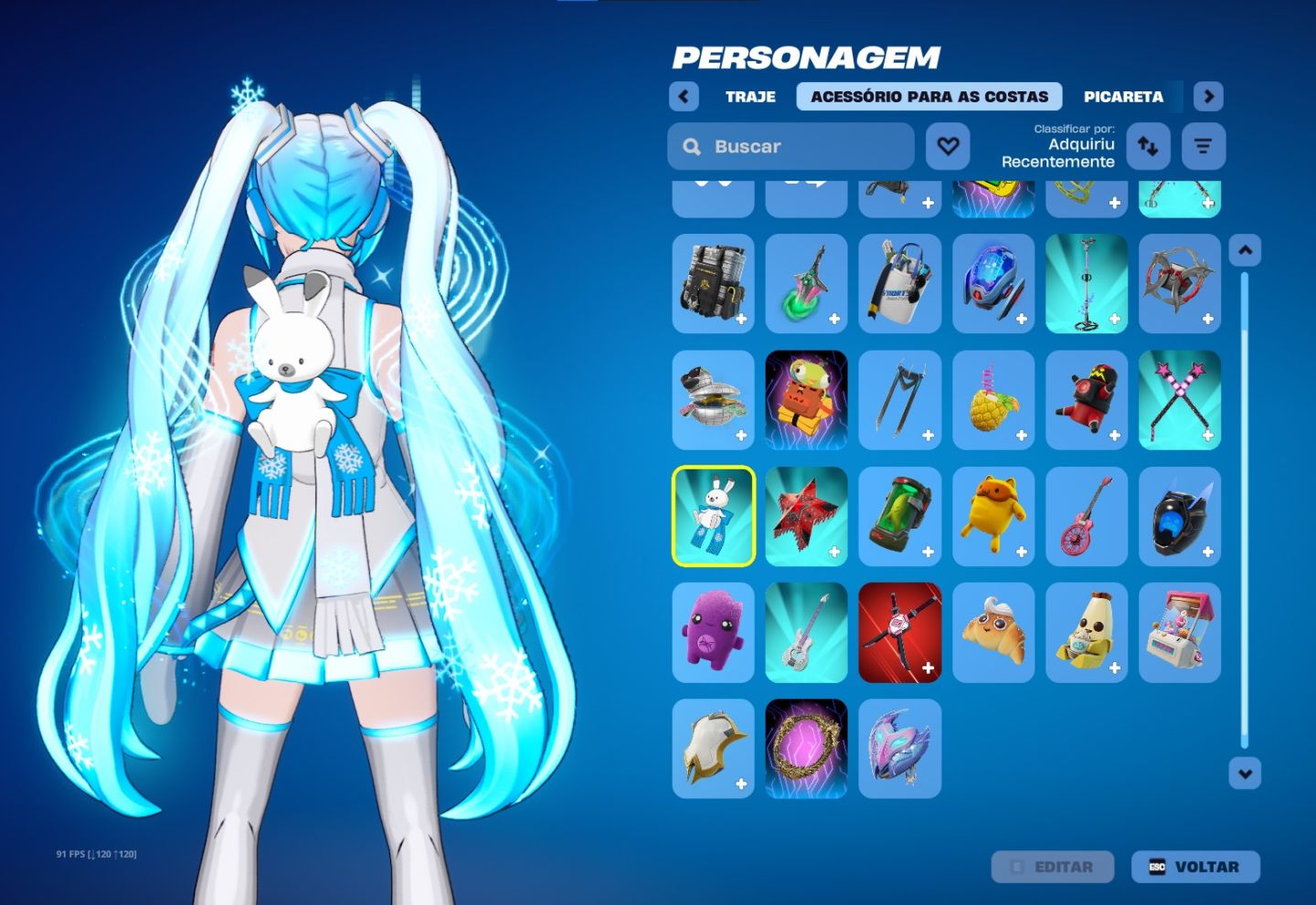 Conta Fortnite Full Acesso | Snow Hatsune Miku + jogos epic