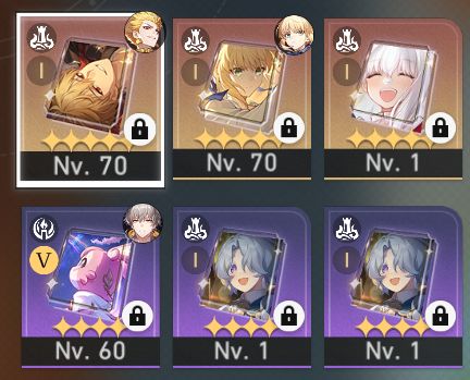 Gilgamesh E6S1 + Saber E0S1 - Honkai Star rail