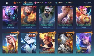 Conta Mobile Legends - (COM SKINS TOPS FOCADA EM ASSASSIN)