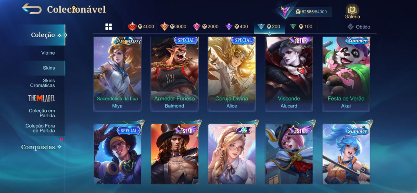 Mobile Legends conta main fanny