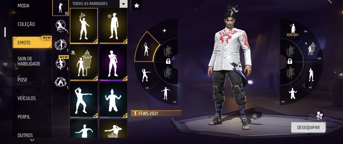 CONTA FREE FIRE NV.53 | 240+ ITENS | 54 CONJUNTOS