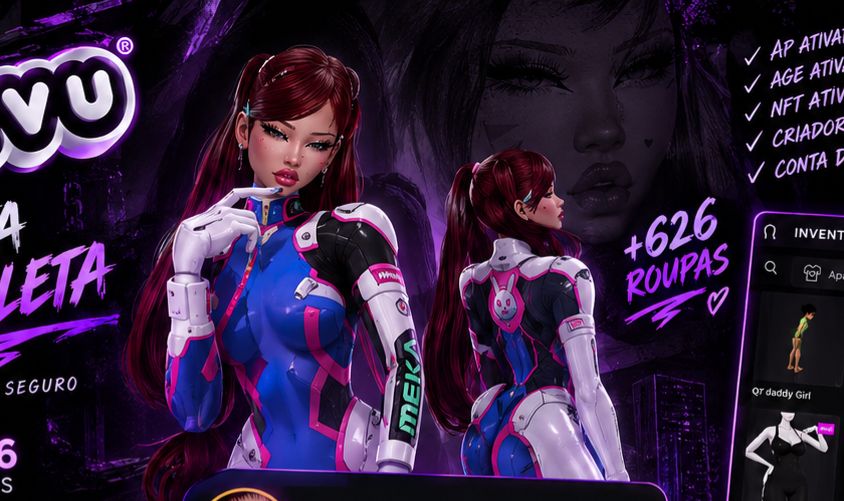 Conta IMVU Feminina | 626 Itens | Looks & Acessórios