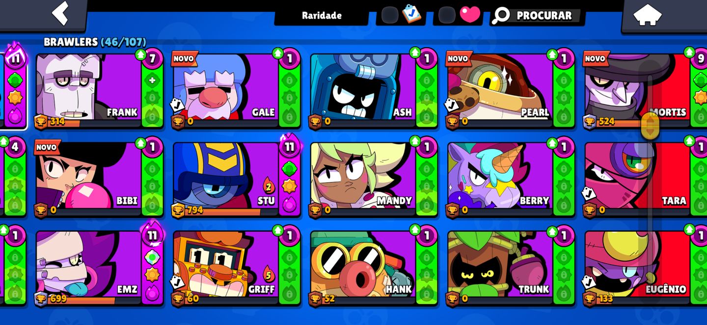 CONTA DE BRAWL STAR MUITO BOA