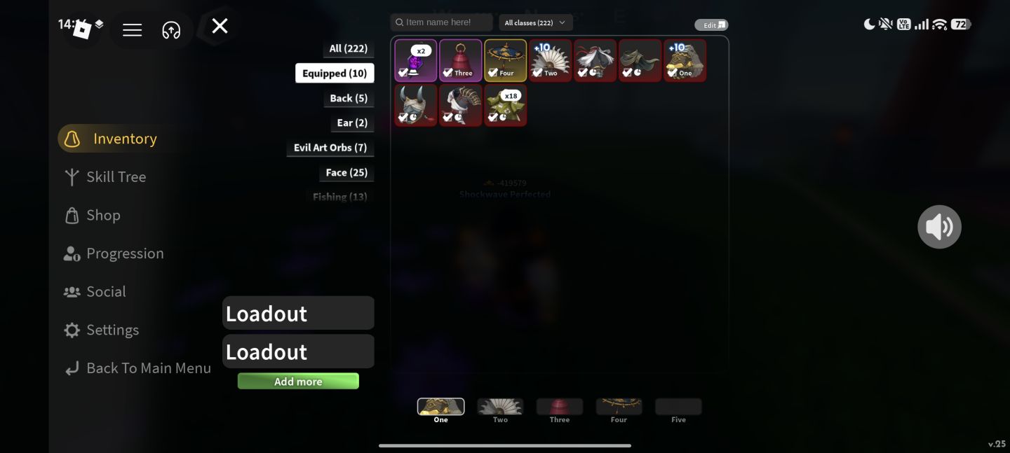 Conta slayer 2 muito forte com 2 equipamentos 10+ de refino
