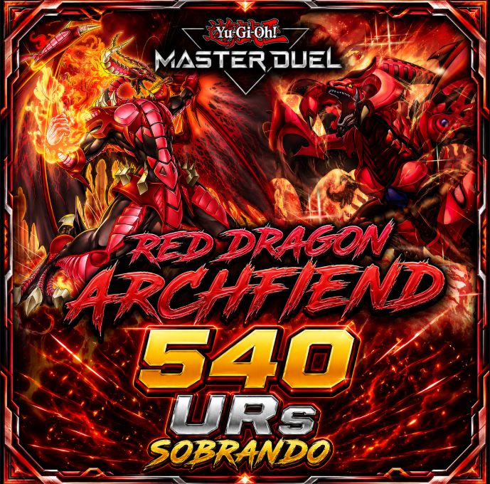 Master Duel Conta Deck Red Dragon Archfiend/Ressonadores (Entrega Automática)