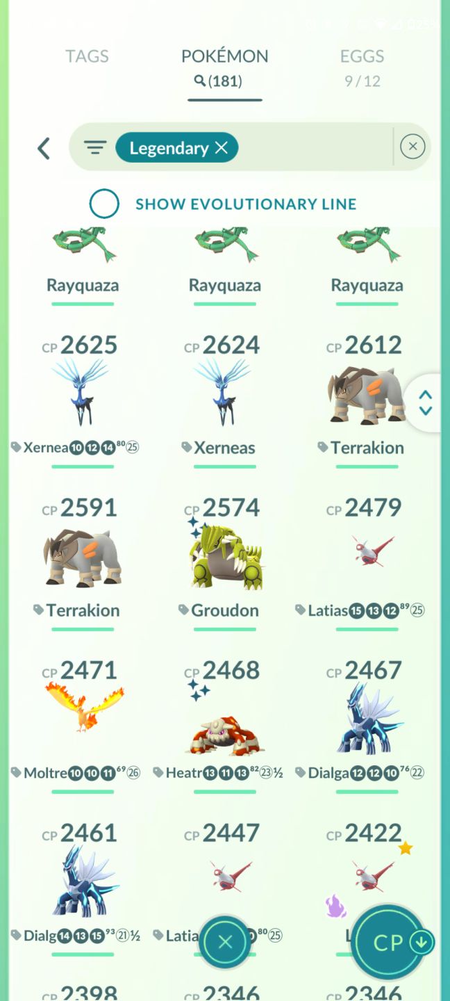 Conta de 2019 Pokemon go, recheada de lendario!