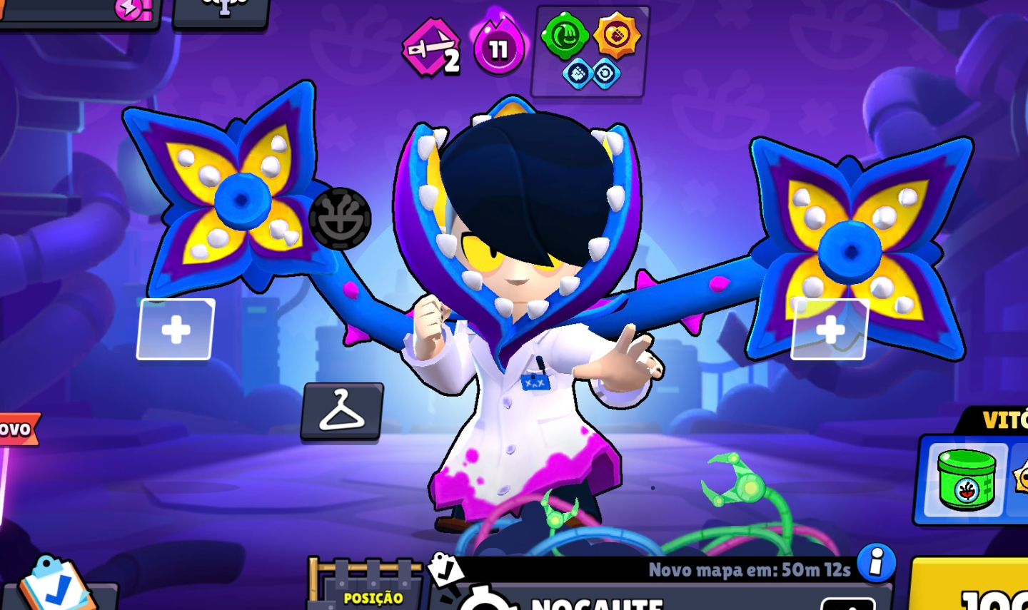 Conta de Braw Stars, ela é para iniciar tem mts brawlers por ser iniciante