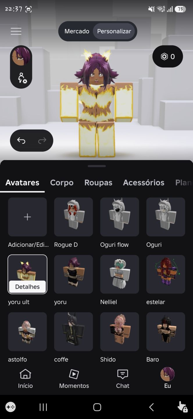 Conta roblox com muitas skins femininas