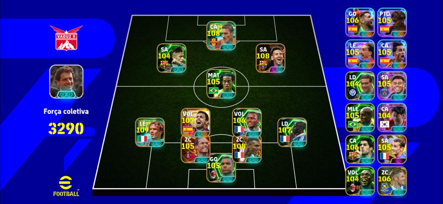 CONTA FULL 3293++ TRIO MSN/ R10/ MELHOR ZAGA DO GAME E+++