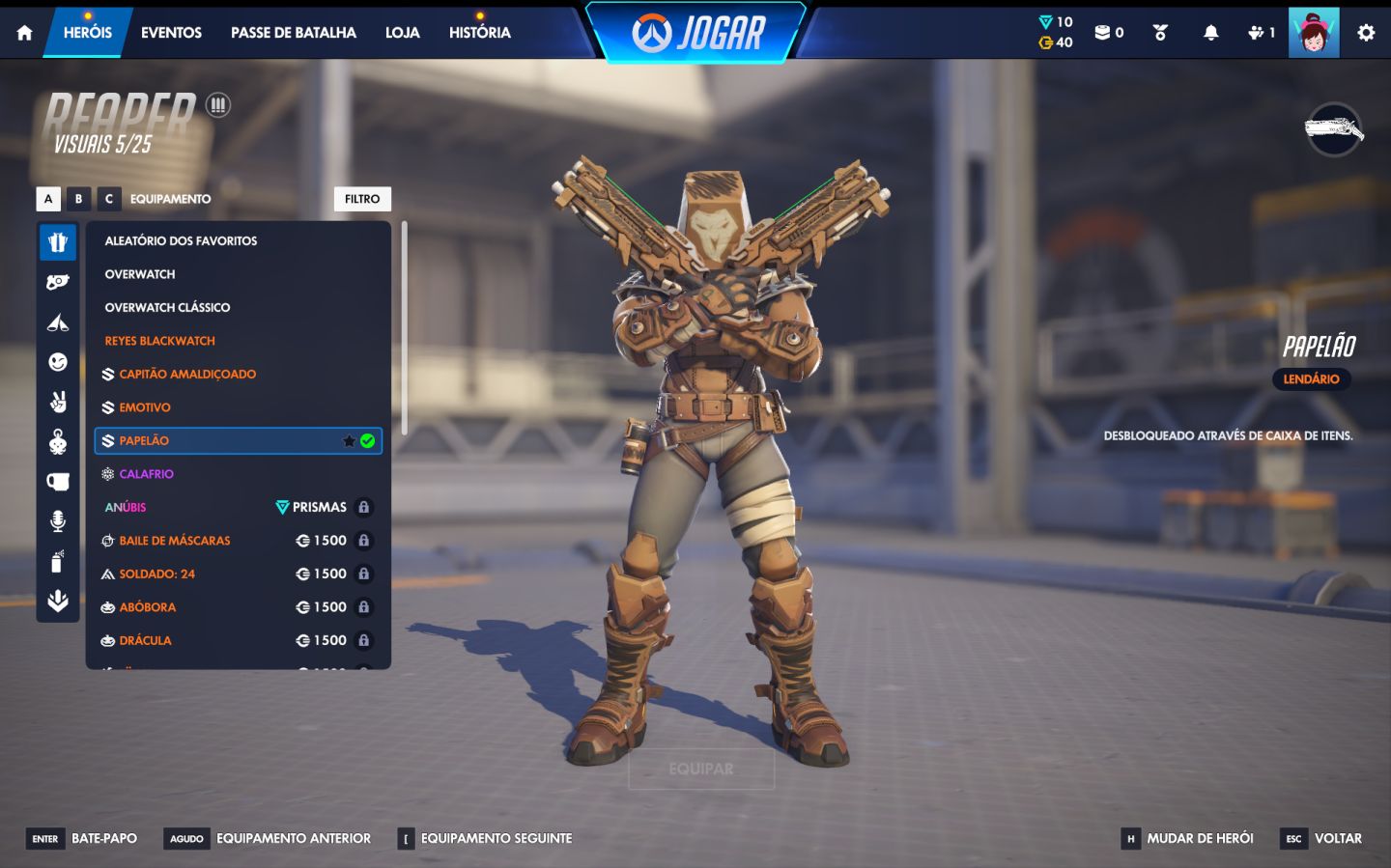 Conta de overwatch main dps/suporte com 3 passes comprados