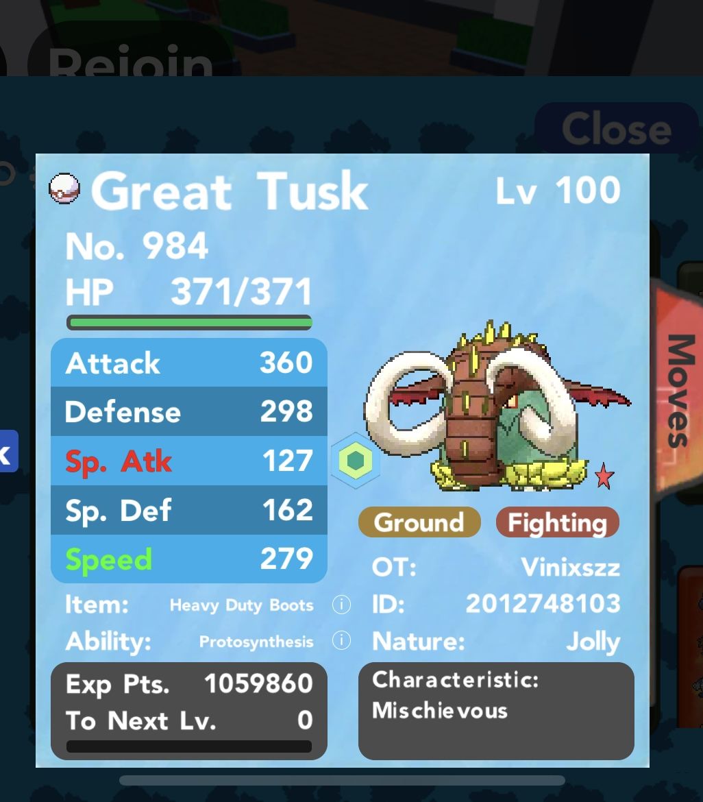 VENDA DE POKÉMONS RAROS RORIA CONQUEST (ROBLOX)