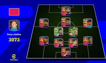 CONTA EFOOTBALL COM PACK DA SELEÇÃO MARROQUINA | GERRARD | YAMAL | MESSI