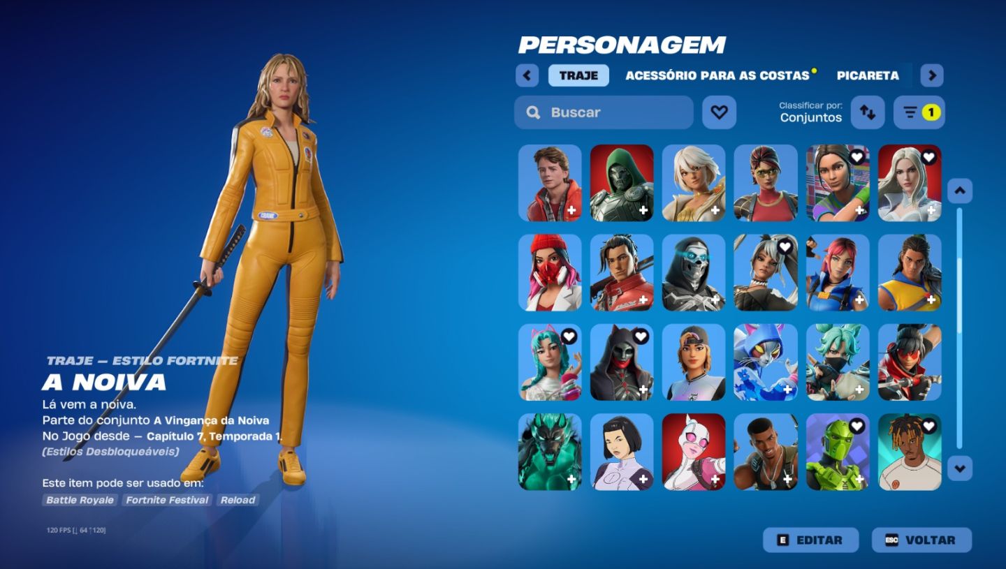 Conta Fortnite
