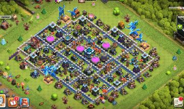 Conta clash of clans antiga e consideravelmente upada