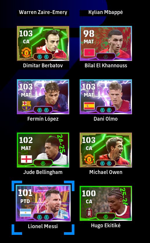 EFOOTBALL STEAM FORÇA 3178 | ADRIANO 105, ALEXANDRE PATO 105, NEYMAR 104 E MUITO