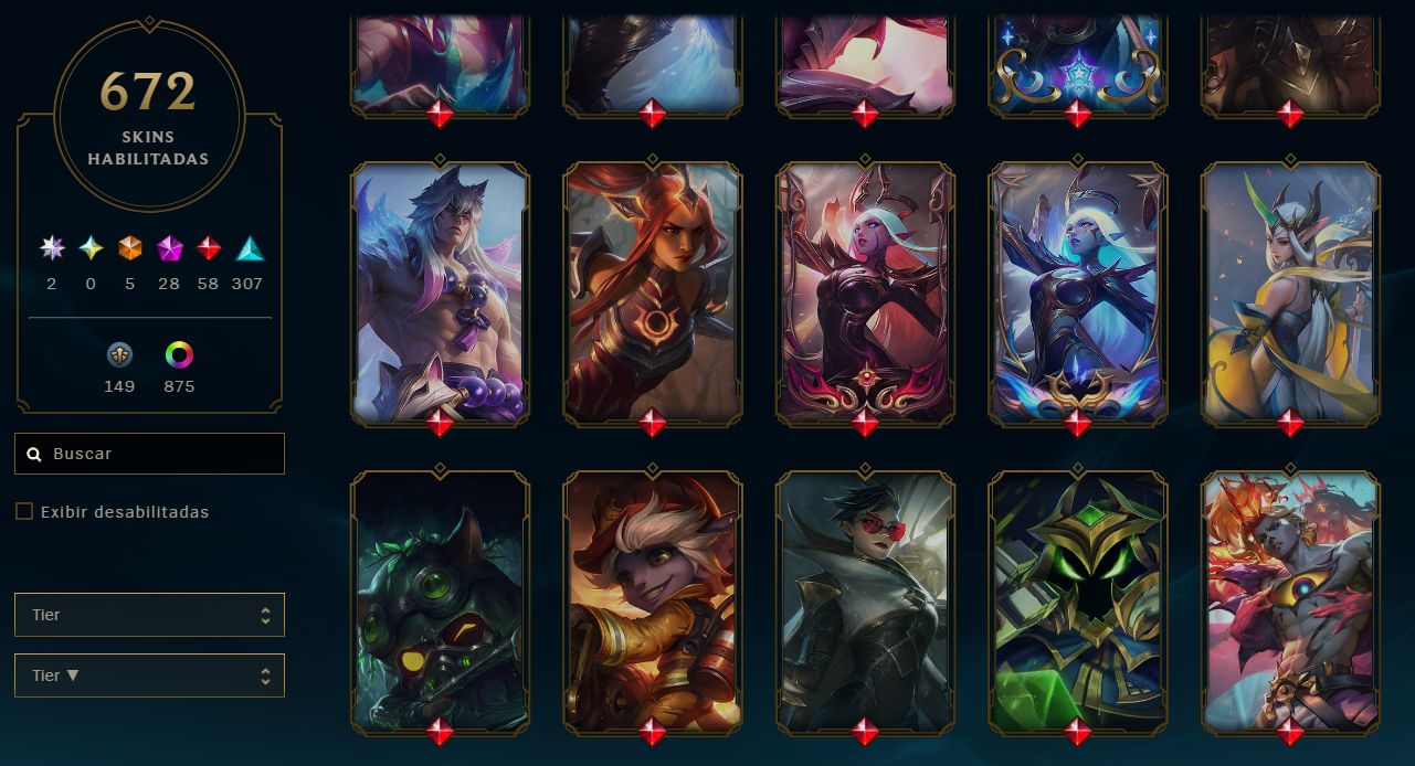 Conta do LoL desde 2015