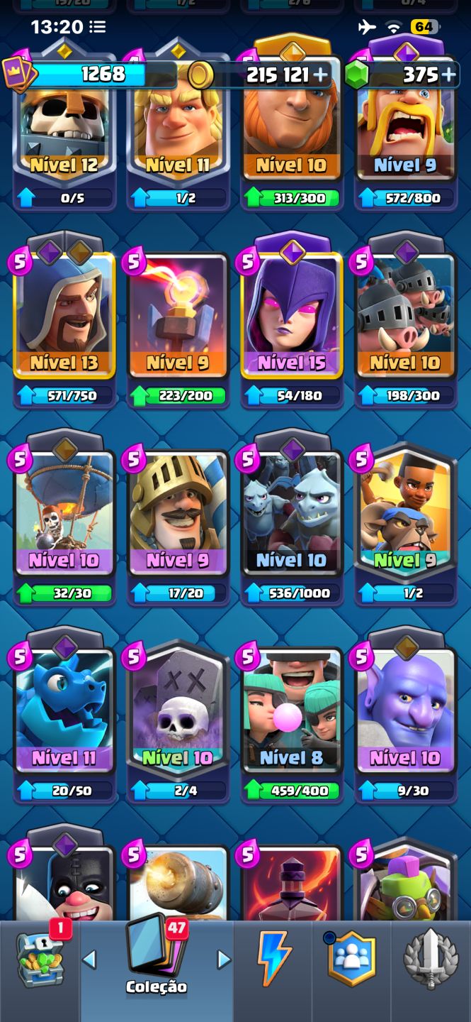 Clash Royale conta gemada