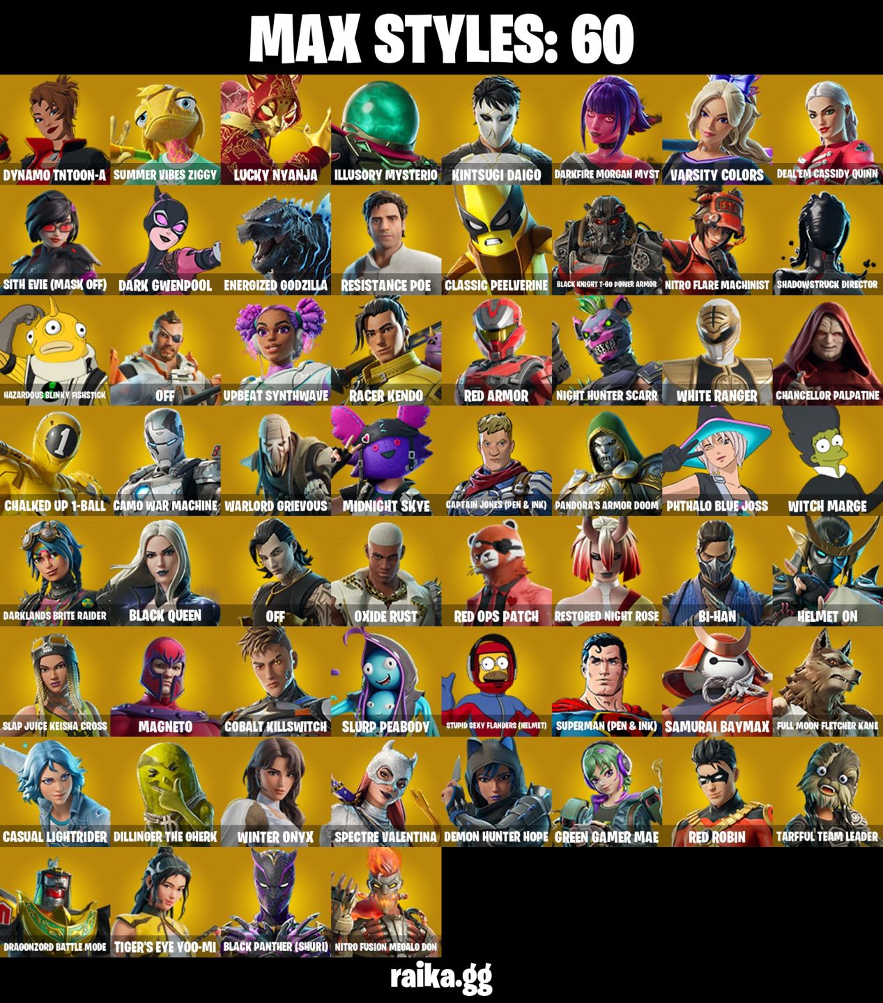 CONTA FORTNITE COM 70 SKINS ROBIN/SUPERMAN/DAIGO/JADE/RUST/MARGE SIMPSON