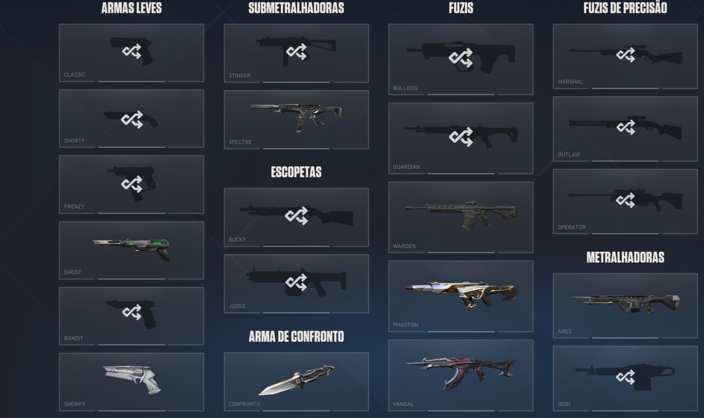 Conta asc/imt Skin champions e 3 Faca
