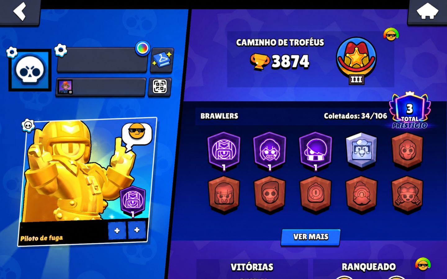 CONTA MAIN STU PRA NAO COMEÇAR DO ZERO ULTIMA UNIDADE!!!!!