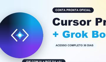 Cursor Pro + Grok Bot 30 Dias | Mesmo Login nos Dois | Conta Pronta