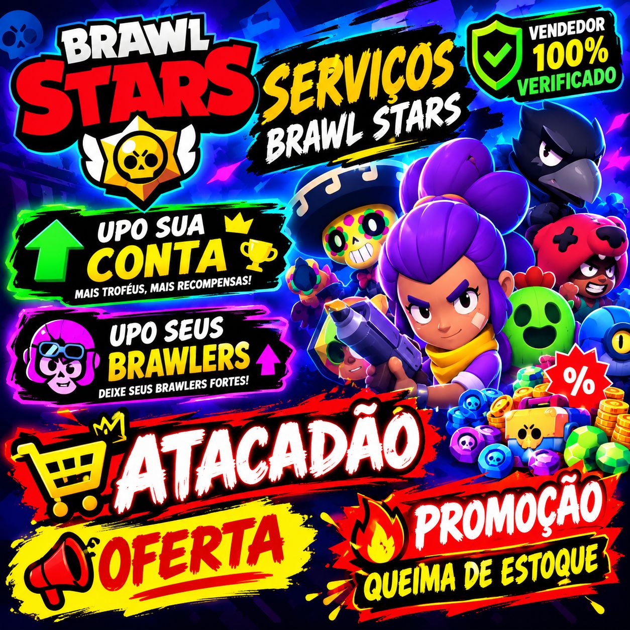 BRAWL STARS - SERVIÇOS
