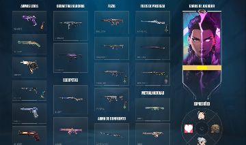 1 x CONTA VALORANT -DIVERSAS SKINS DE VANDAL E FACA DE BRINDE VAI A CONTA DO LOL
