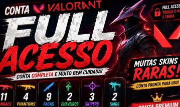 CONTA VALORANT 3K300 GASTO PICK ELO RADIANT - ELO ATUAL IMT