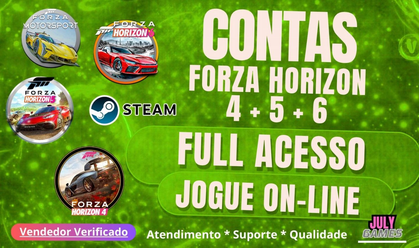 [Promoção] Forza Horizon Contas PC Steam - Jogue Online - [Full Acesso]