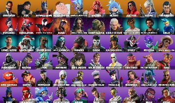 CONTA DE FORTNITE COM JOHN WICK/MILES MORALES/MESSI +83 SKINS +77 GLIDERS