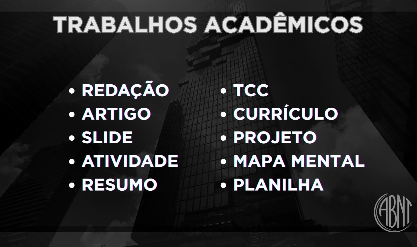 SEU TRABALHO NOTA 10! SLIDES, TCC, RESUMOS, REDAÇÕES E MAIS - ENTREGA RÁPIDA!