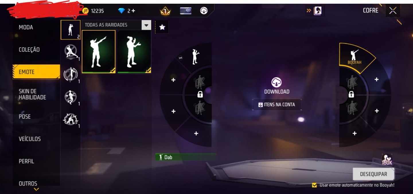 Conta free fire full acesso