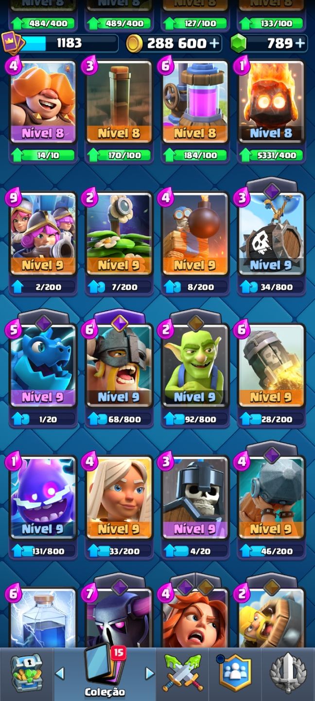 Conta Clash royale, 8k de troféus, com titulo de 8 anos de jogo