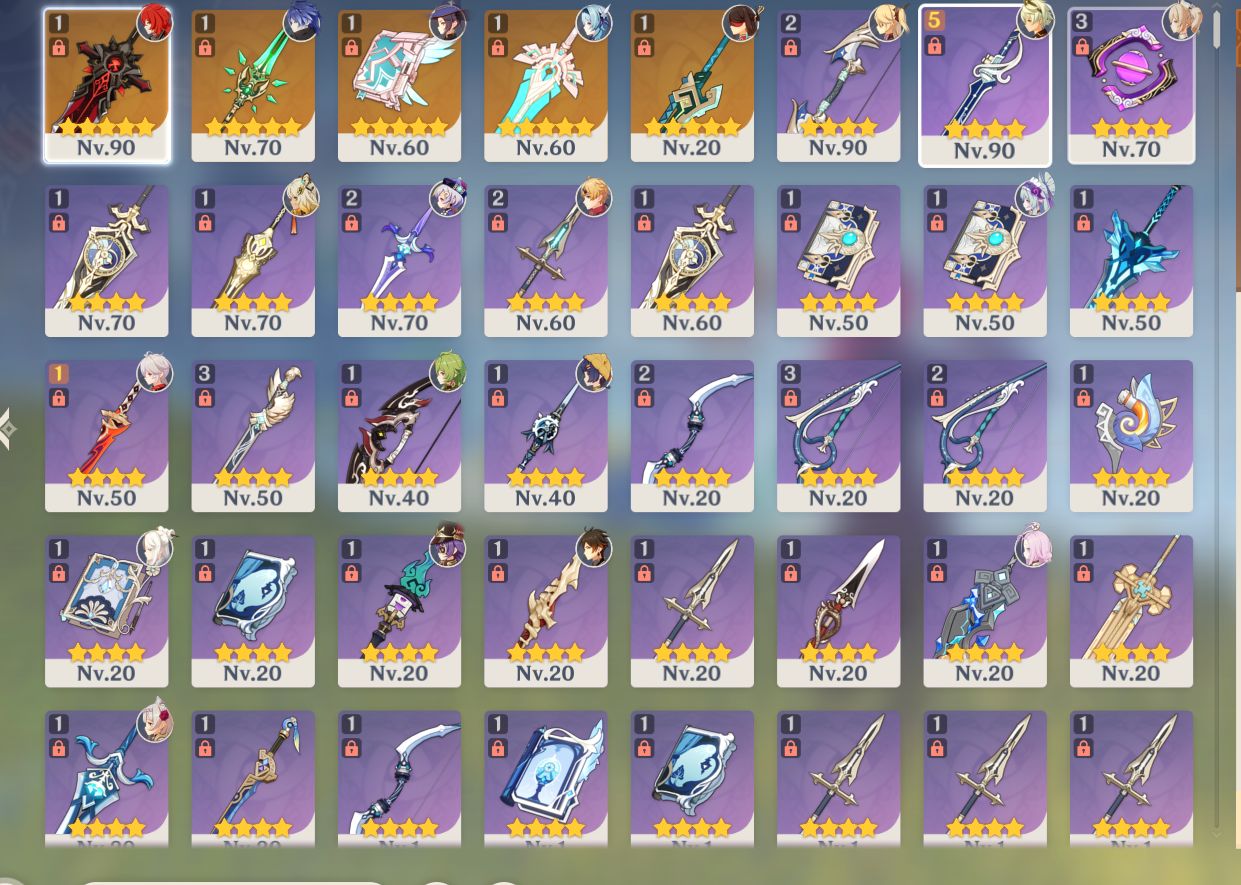 AR55 | Ayaka | Hu Tao | Kazuha | Zhongli | Eula | Clorinde | Xilonen | Garantido