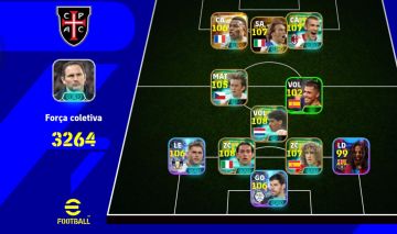 Conta efootball com Del Piero