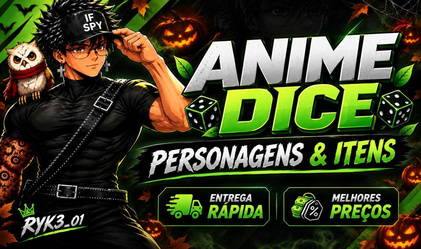 ANIME DICE , ITENS , PERSONAGENS ,JP