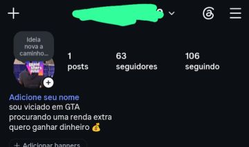 Conta Instagram 63 seguidores REAIS