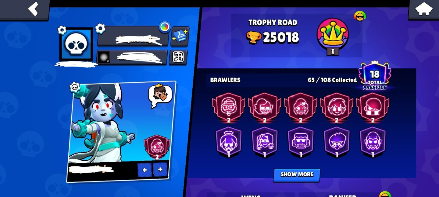 CONTA DE BRAWL STARS LENDÁRIA 2 COM 25 MIL TROFÉUS 3 FULL BUFFIES DO META BARATA