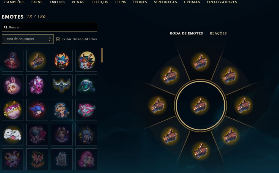 [Entrega Automática] Conta Lol Platina, 35K Ea, 44 Skins, 2 Lendárias, Honra 4