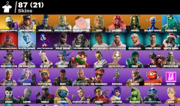 CONTA FORTNITE COM 89 SKINS E MUITO MAIS