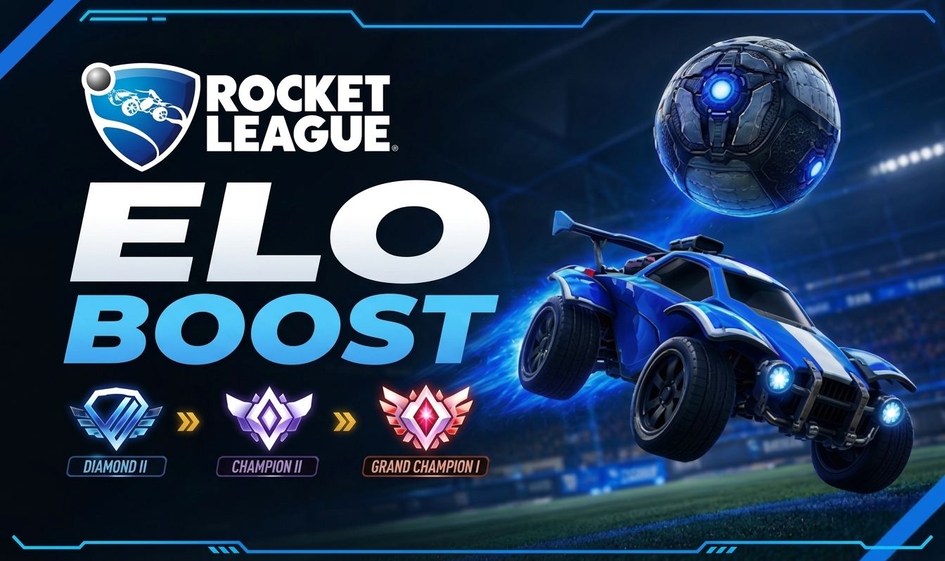 ELO BOOST ROCKET LEAGUE | UPO SUA CONTA PARA GC | ENTREGA RÁPIDA