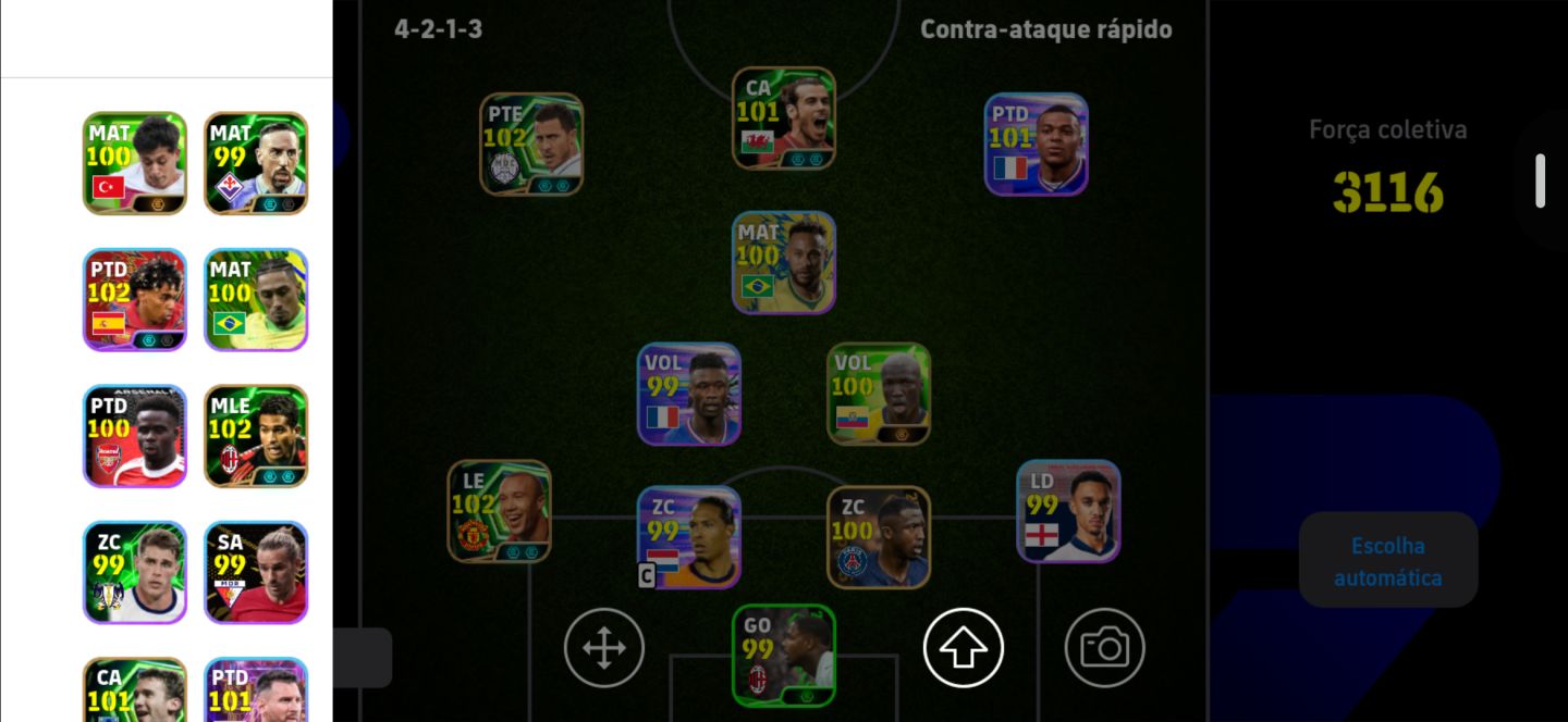 CONTA eFOOTBALL ENDGAME À VENDA - FORÇA COLETIVA 3116! (SÓ MÁQUINAS)