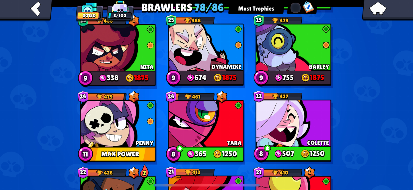 Conta de brawl stars BOA