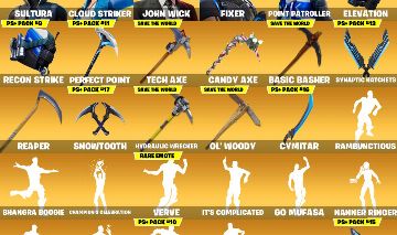 Conta de Fortnite com 244 skins,rocket league upada,fall guys skin do pombo S1