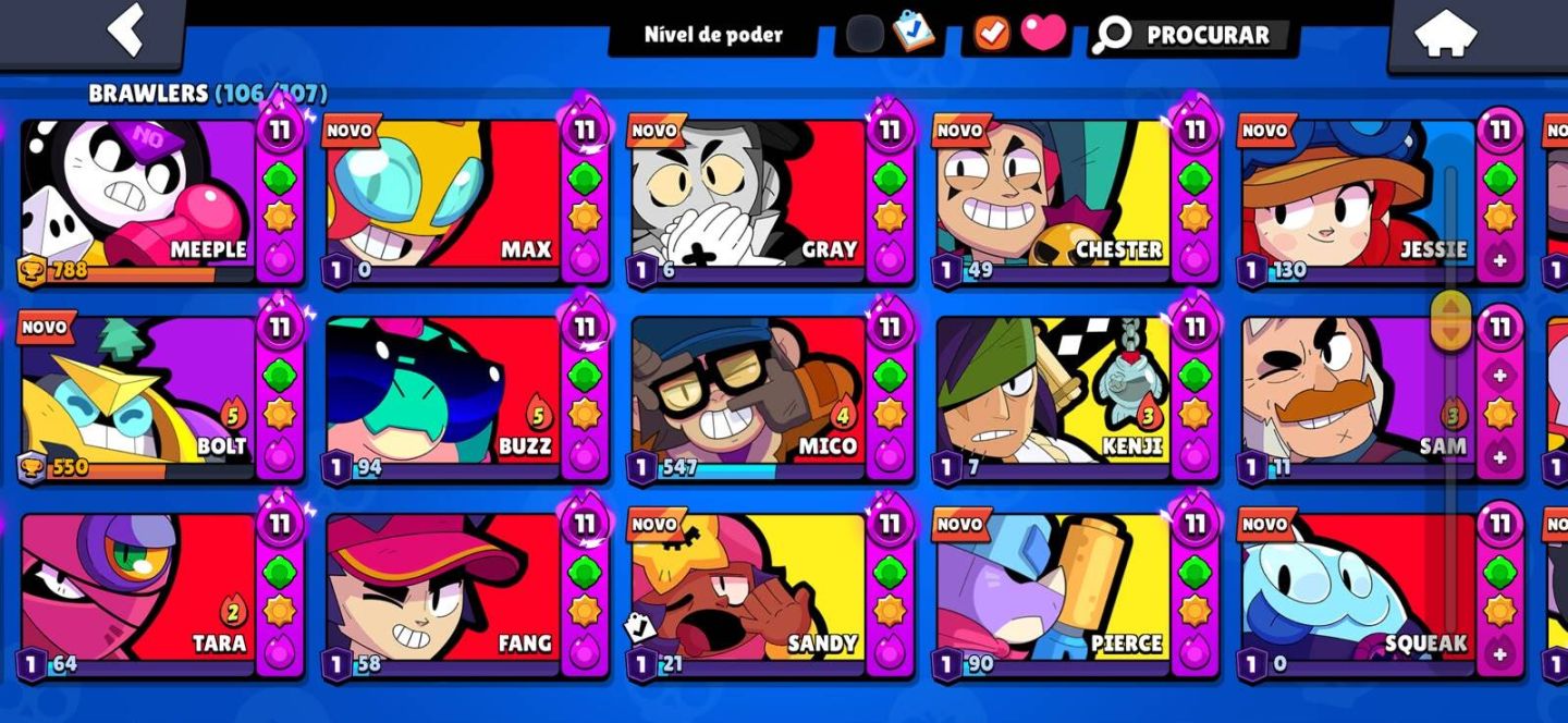 CONTAS JOGOS SUPERCELL UPADAS COM MUITOS ITENS. (CONTA ANTIGA DE BRAW)
