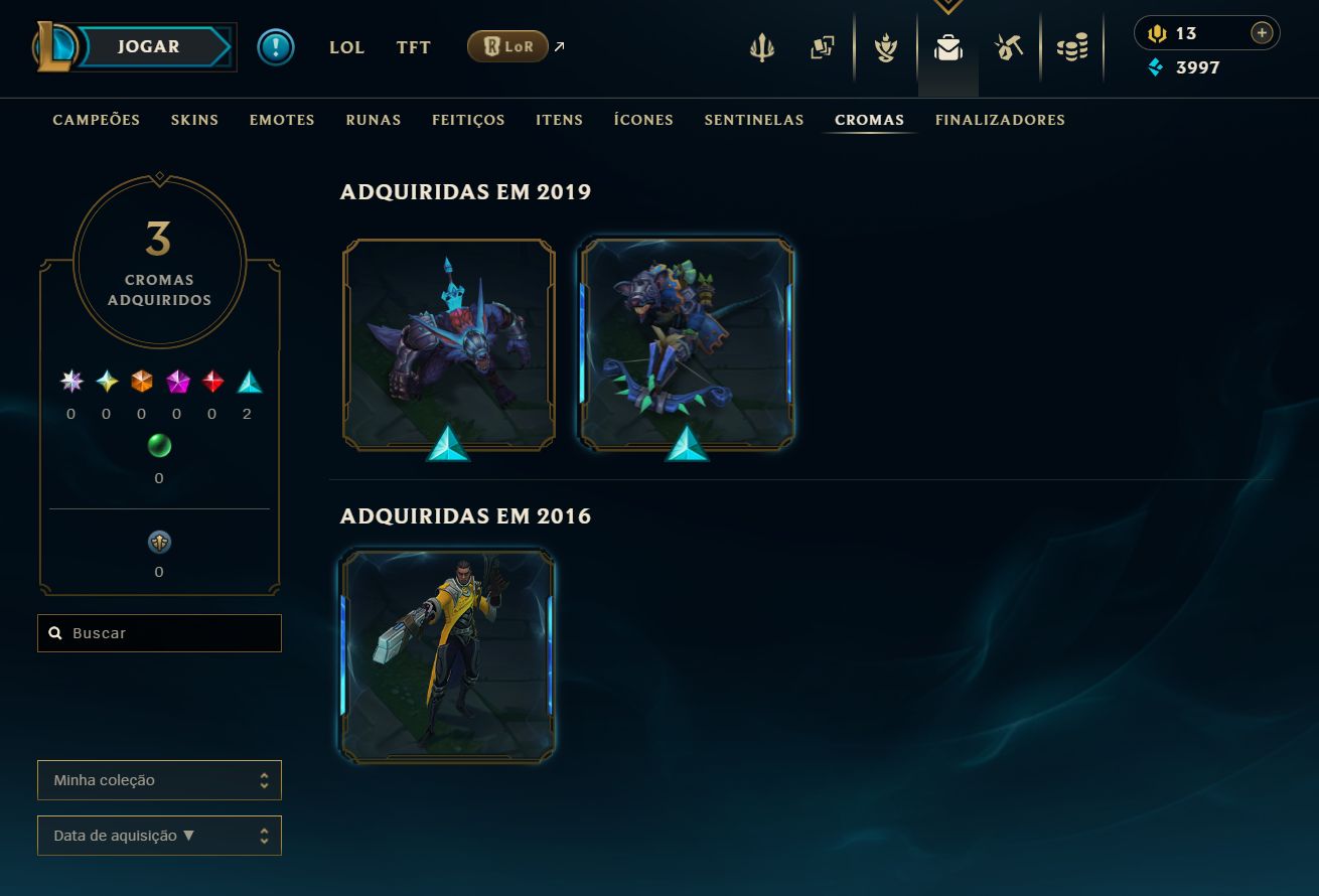 [ACESSO IMEDIATO] PAX Sivir 46 Skins 139 Campeões