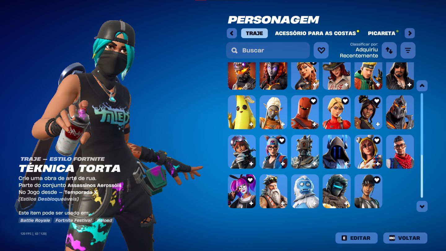 Conta Fortnite Tryhard